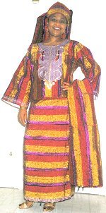 Traditional African wedding outfit